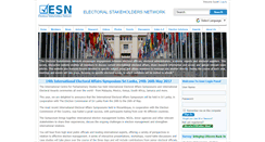 Desktop Screenshot of electoralnetwork.org