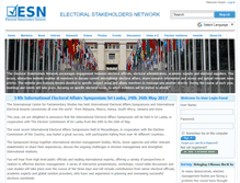 Tablet Screenshot of electoralnetwork.org